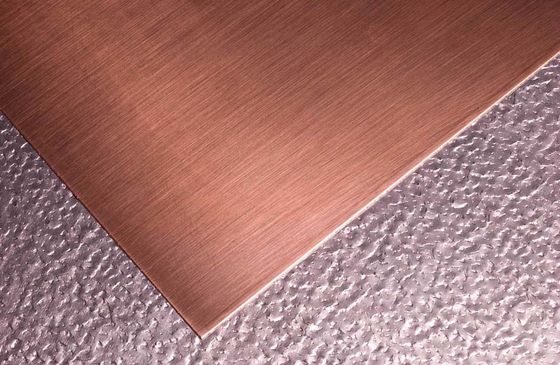 صفحات فلزی مسی C26800 C67400 با سطح آسیاب صیقلی